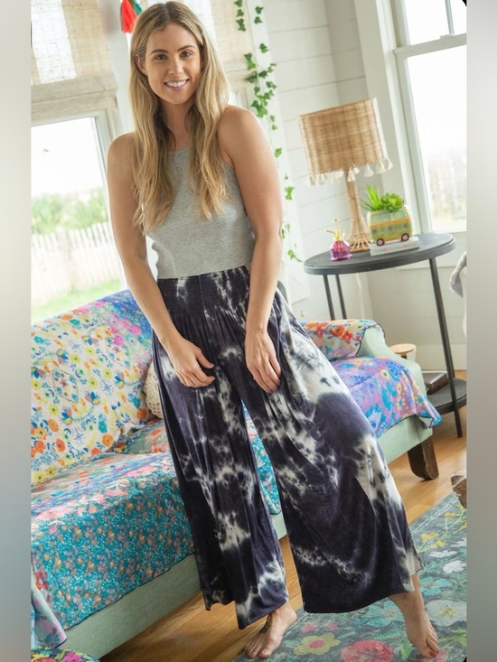 NATURAL LIFE Pants - 💎RARE💎🆕Natural Life “Make A Move” Tie Dye Palazzo Pants, Size XSmall